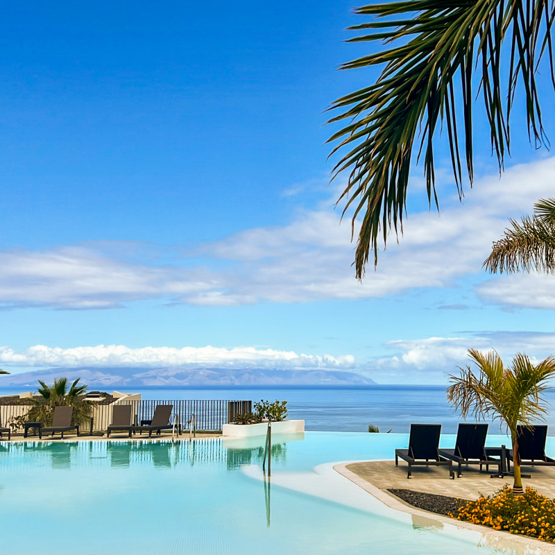 View from pool - Luxury apartments in Tenerife for sale - Abama Resort